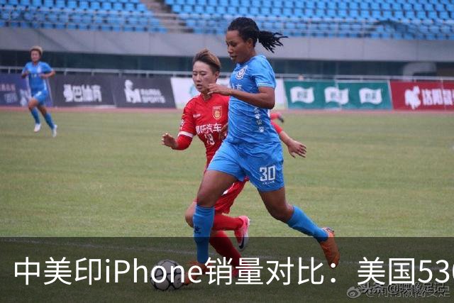 中美印iPhone销量对比：美国5300万部，印度1400万部，中国是多少